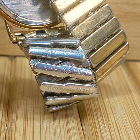 Vintage 60s ELGIN Manual Wind Watch, Gold Tone, Working - Picture 10 of 12